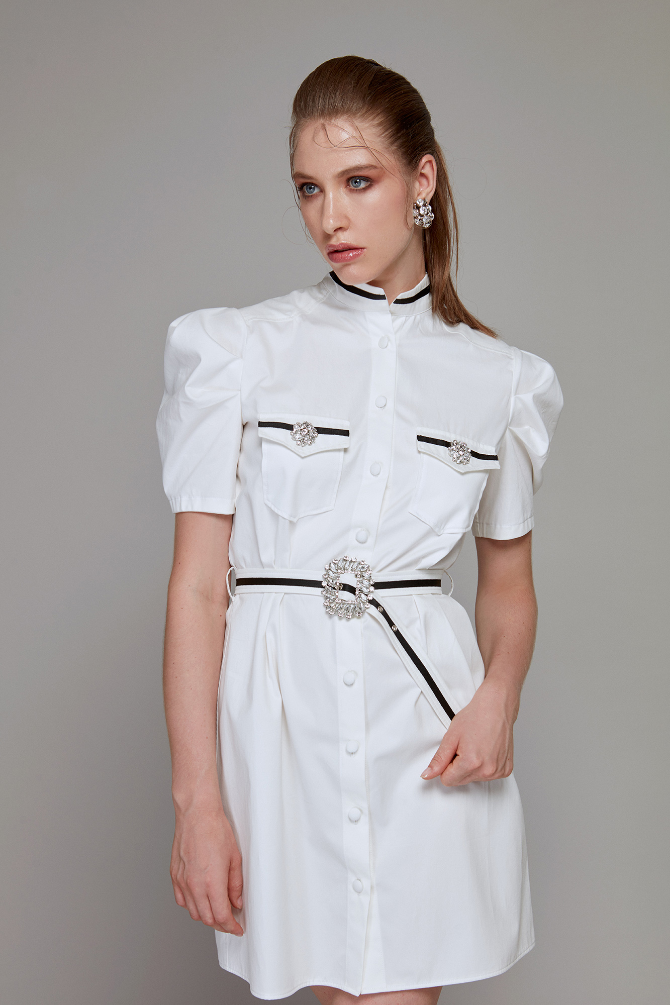 Chemisier Black & White