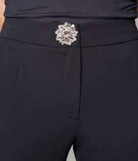 pantalone giorgia nero particolare